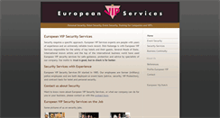 Desktop Screenshot of europeanvip.com