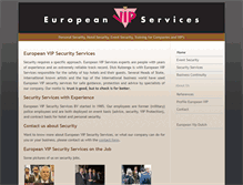 Tablet Screenshot of europeanvip.com
